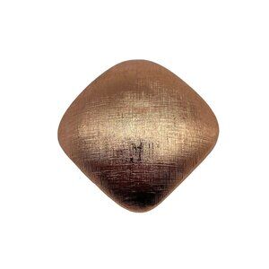 Scarf Clip Western Germany Textured Square rounded edges Classic Vintage Jewelry